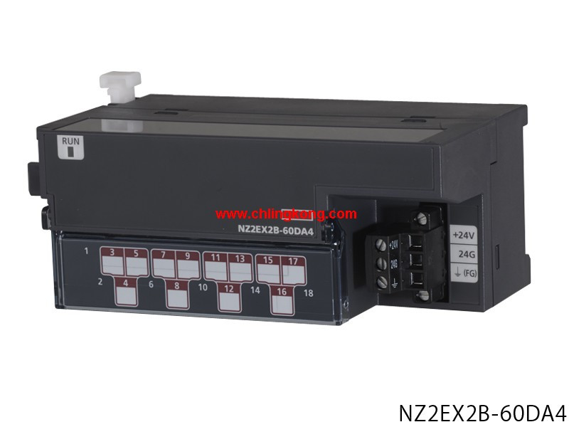 三菱 模數(shù)型遠(yuǎn)程模塊用擴(kuò)展模擬輸出模塊 NZ2EX2B-60DA4
